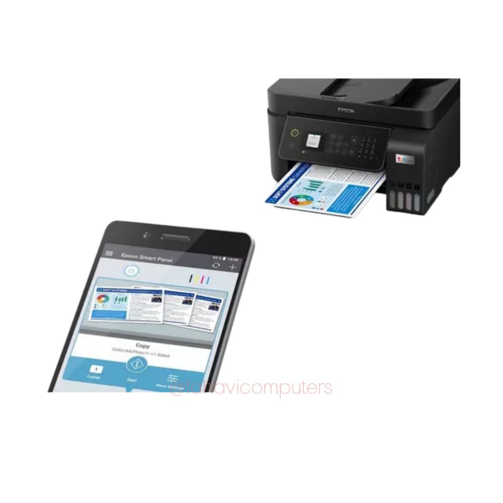 EPSON ECOTANK L5290 A4 Wi-Fi ALL-IN-ONE,PRINT,SCAN,COPY INK TANK PRINTER WITH ADF - Image 2