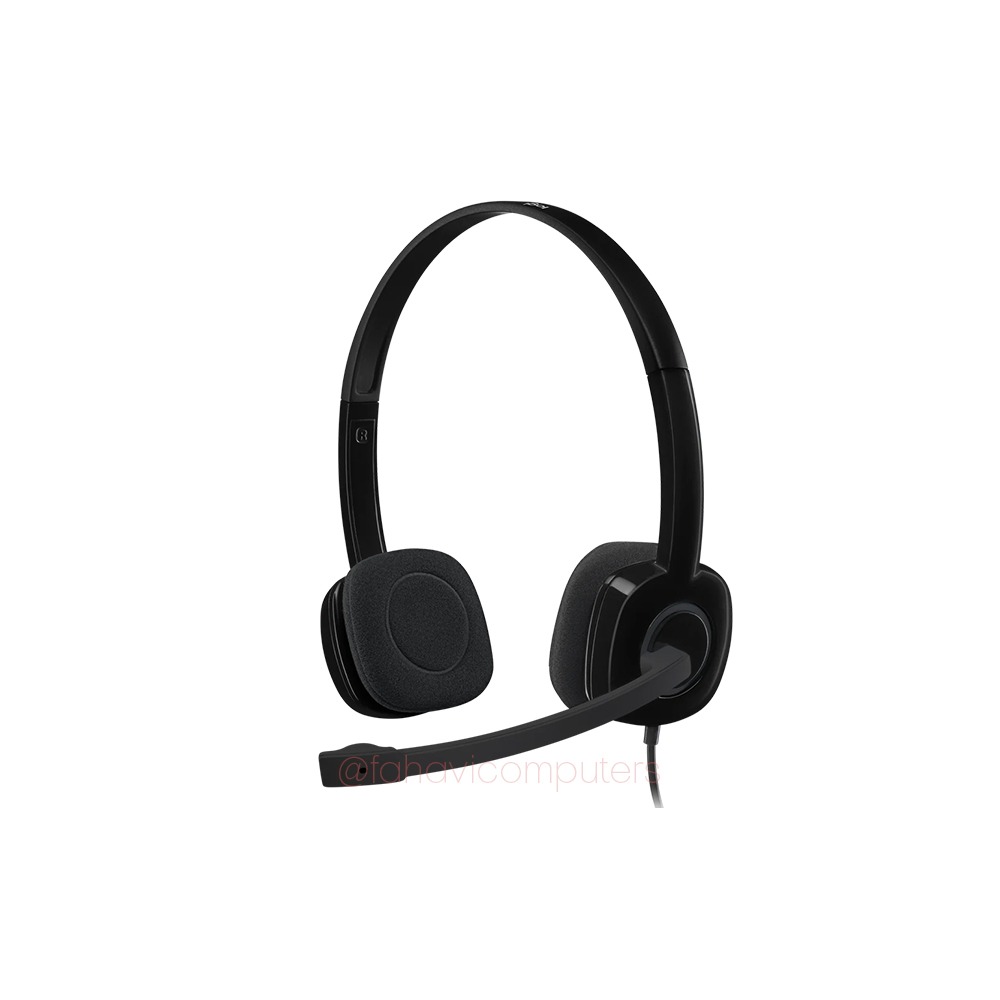 LOGITECH H151 STEREO HEADSET WITH NOISE-CANCELLING MICROPHONE