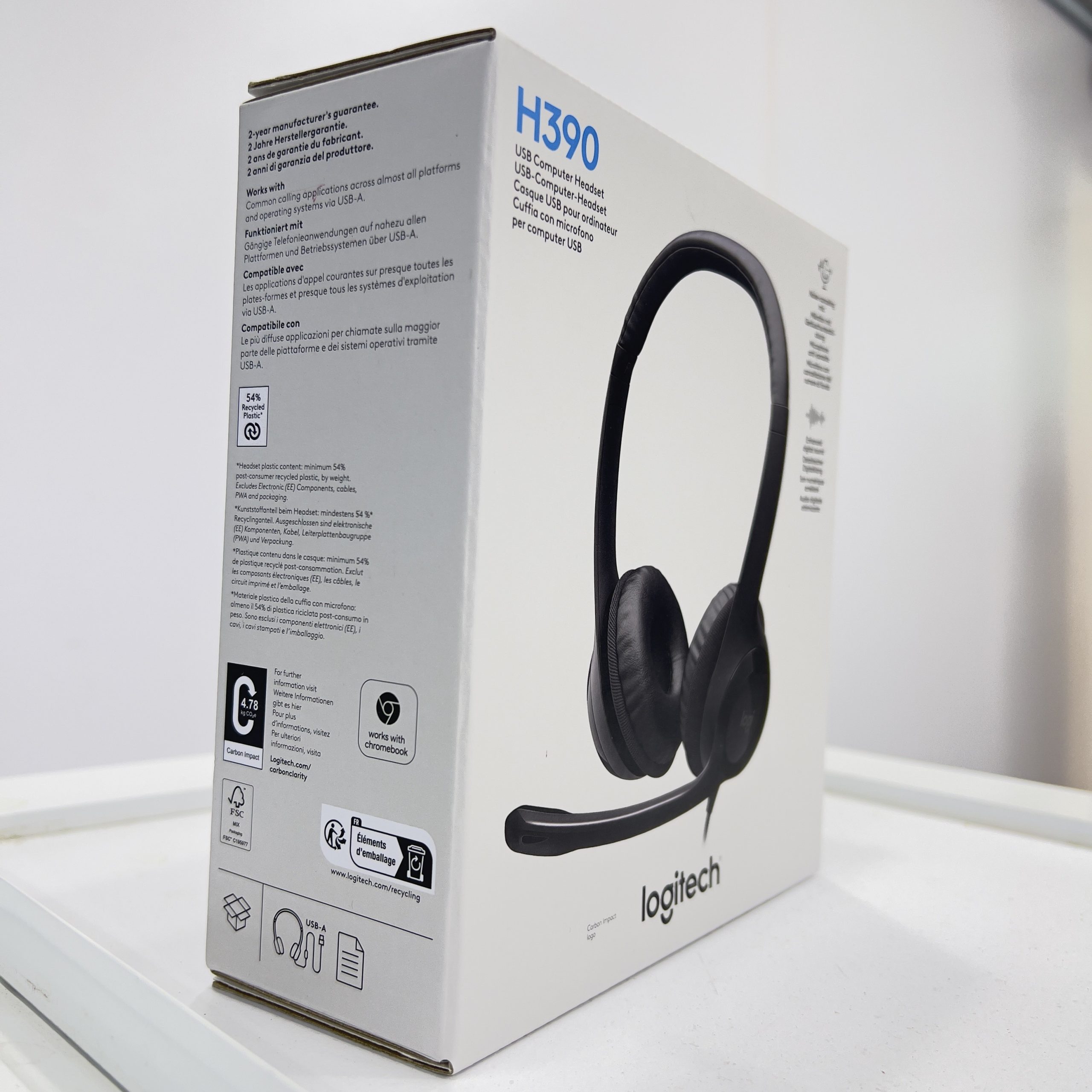 LOGITECH H390 USB HEADSET WITH NOISE-CANCELLING MIC - Image 2