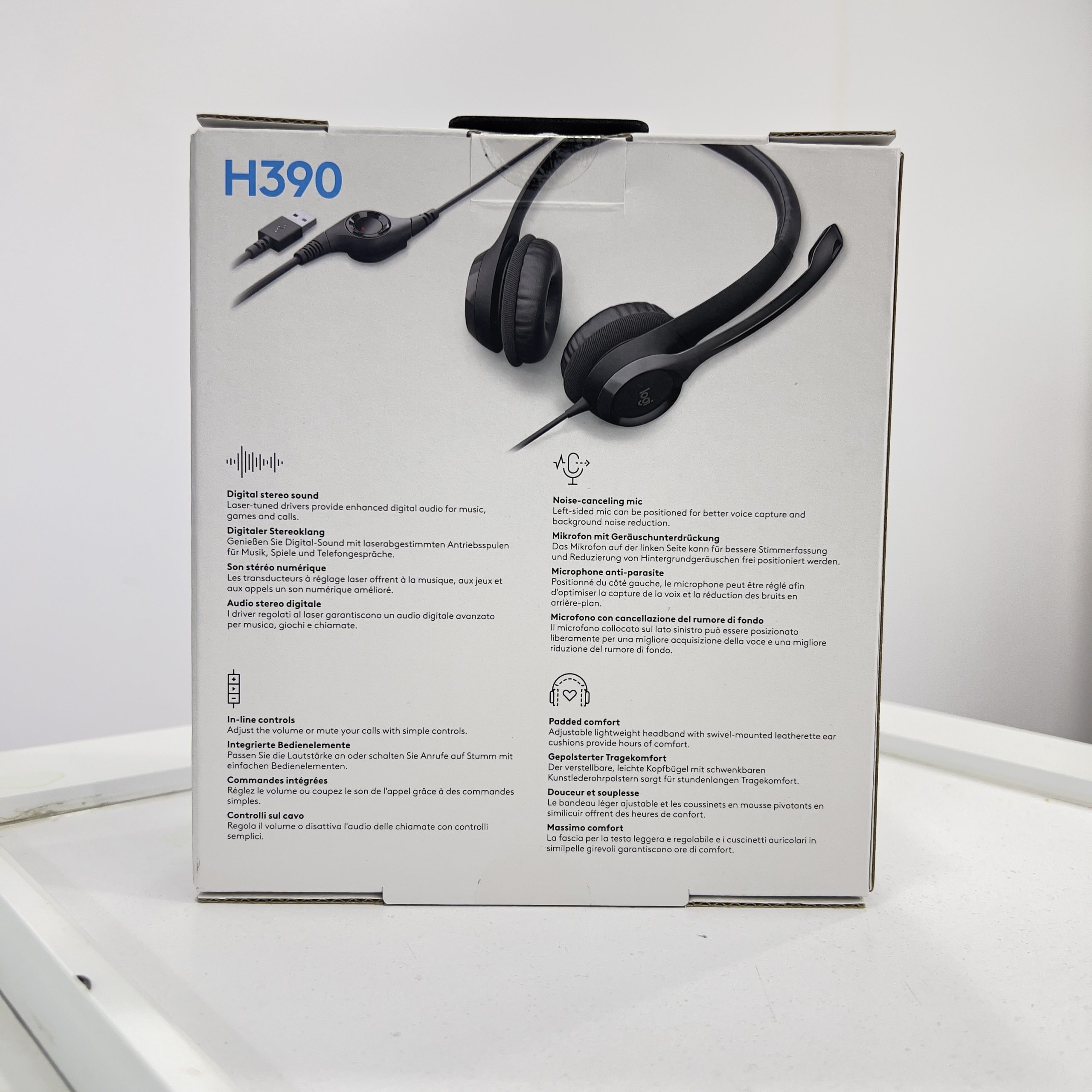 LOGITECH H390 USB HEADSET WITH NOISE-CANCELLING MIC - Image 3