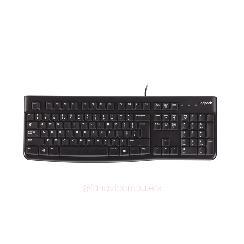 LOGITECH MK120 USB WIRED KEYBOARD AND MOUSE COMBO