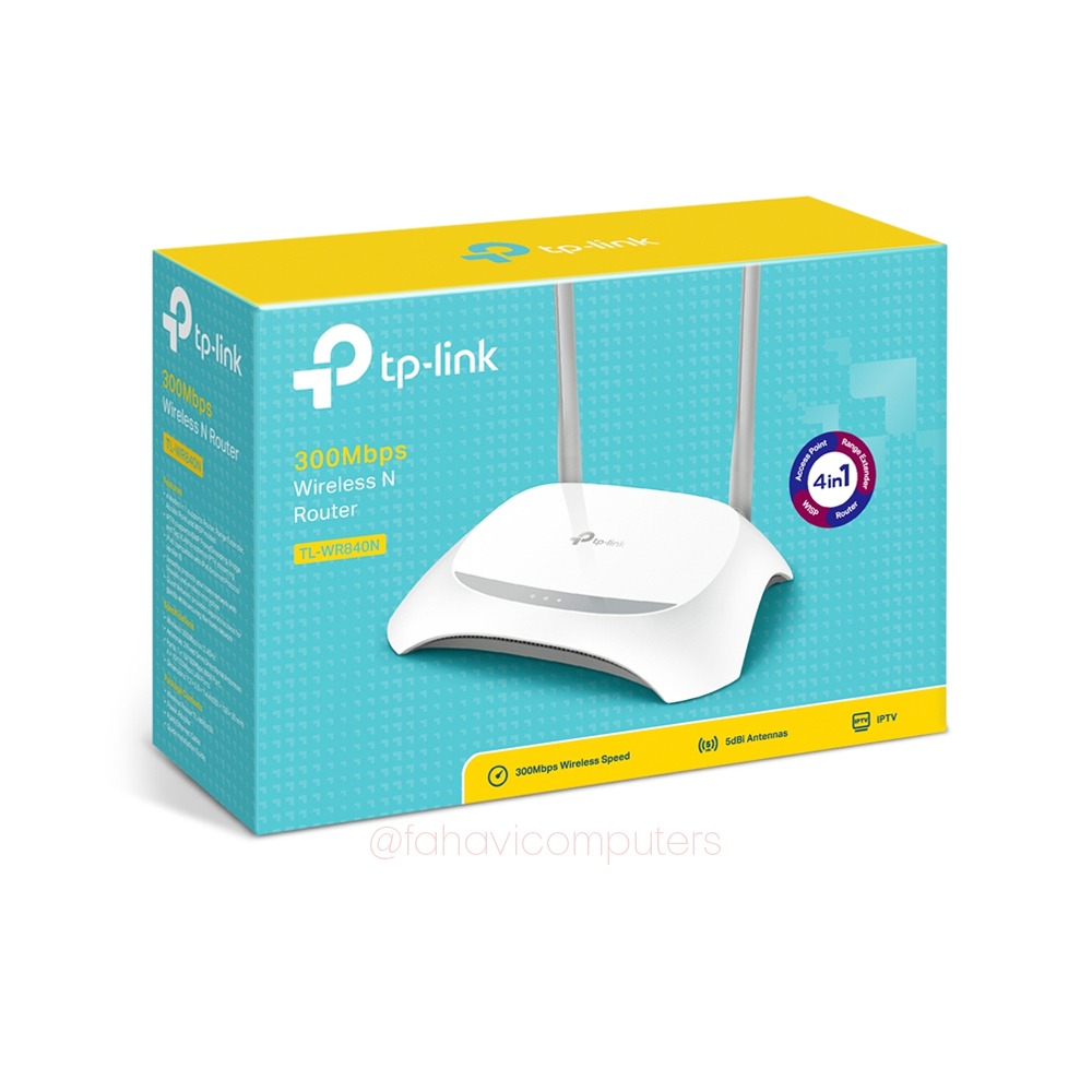 TP-LINK TL-WR840N V6.20 300Mbps WIRELESS N ROUTER - Image 6
