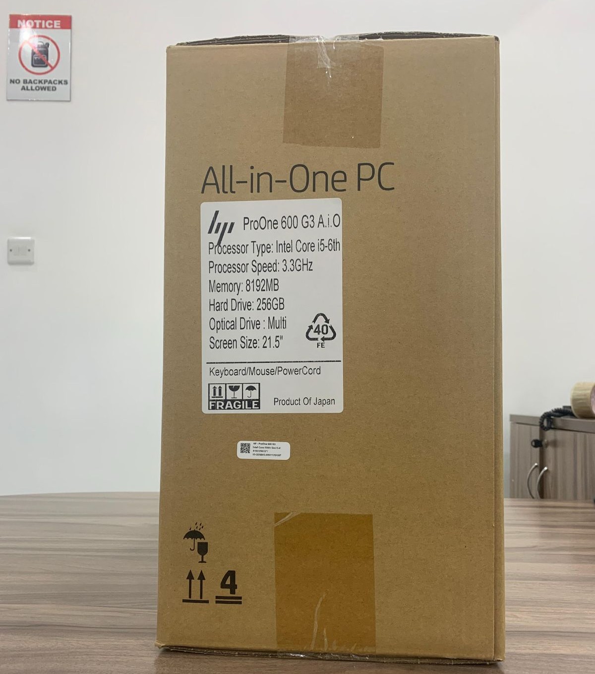 HP PRO ONE 600 G3