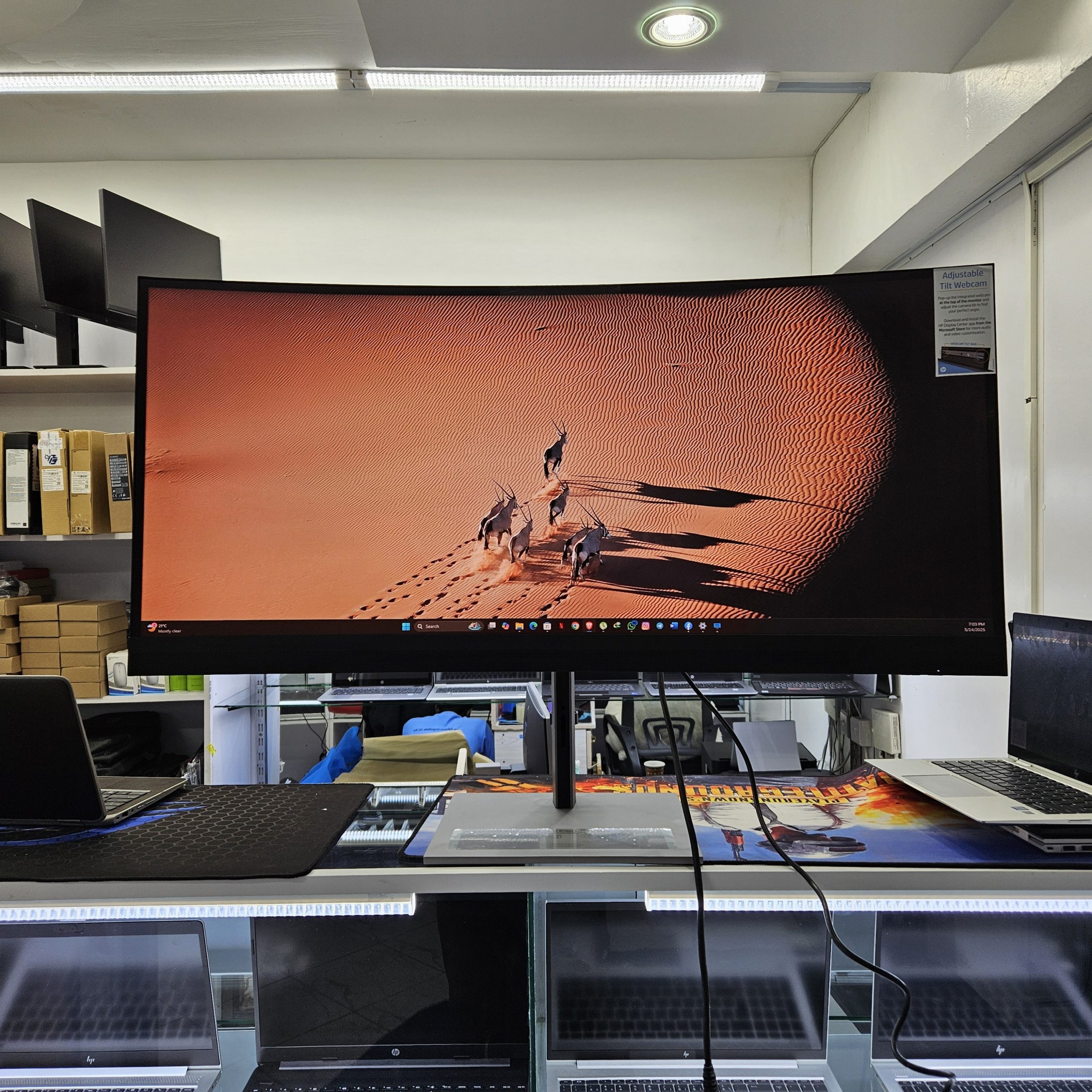 HP Z40C G3 WUHD CURVED MONITOR