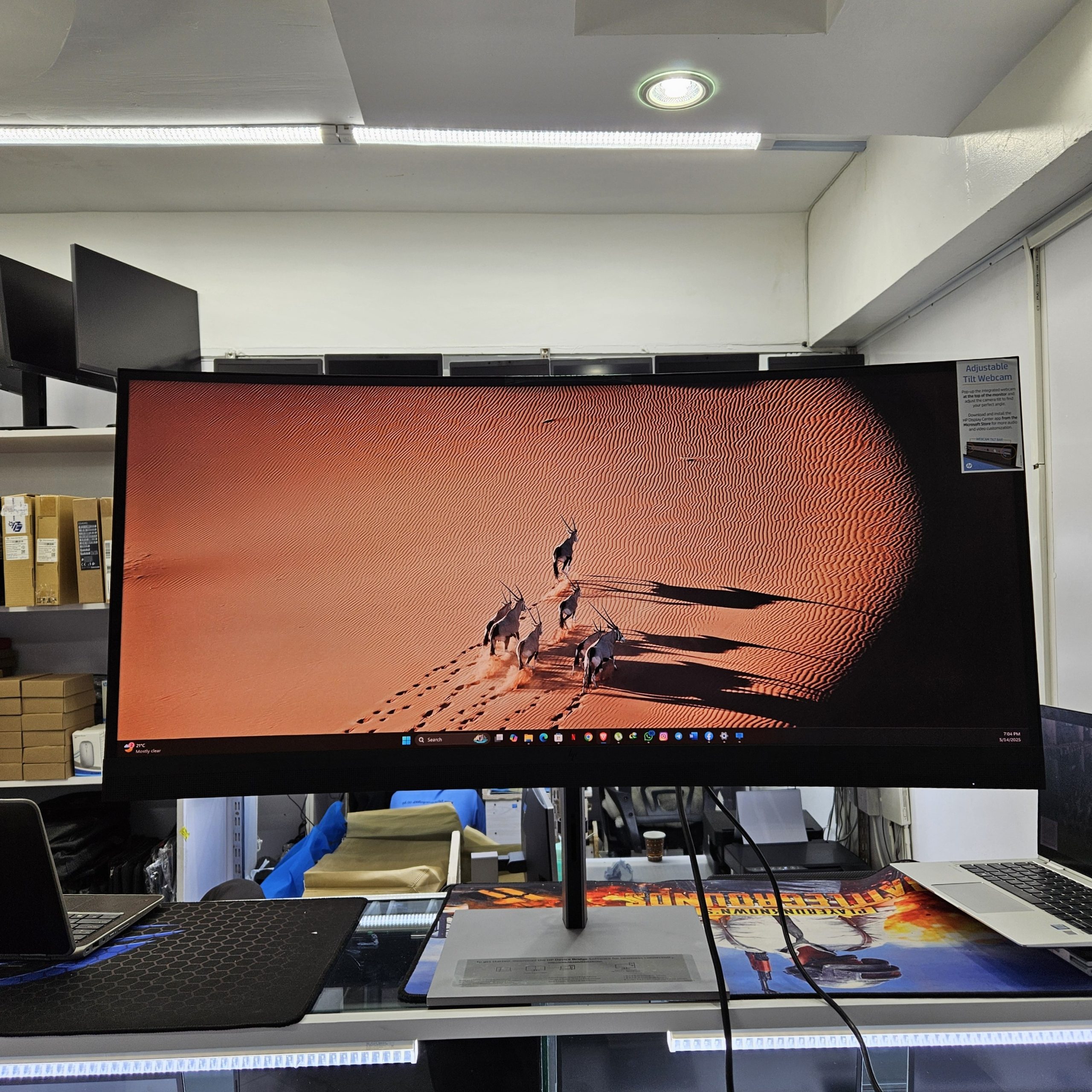 HP Z40C G3 WUHD CURVED MONITOR