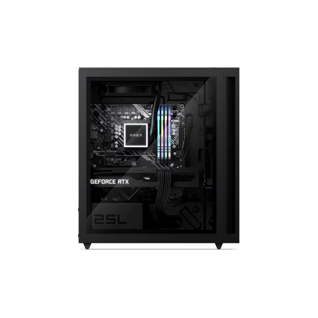 HP OMEN 25L GT15 GAMING TOWER | INTEL CORE i7-12700F (12C/20T, UP TO 4.9GHZ) | 16GB DDR4-3200 RAM | 512GB NVME SSD + 1TB HDD | NVIDIA GEFORCE RTX 3070 Ti 8GB GDDR6 | WINDOWS 11 | 600W PSU | GAMING KEYBOARD - Image 9