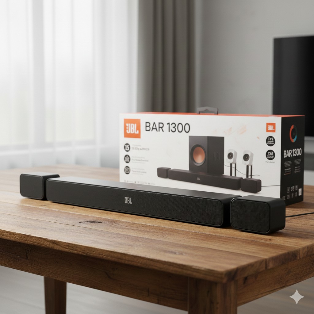 JBL BAR 1300 | 11.1.4 CHANNEL FLAGSHIP SOUNDBAR | 1170W POWER | DETACHABLE WIRELESS SURROUNDS | 10" SUBWOOFER | DOLBY ATMOS & DTS:X